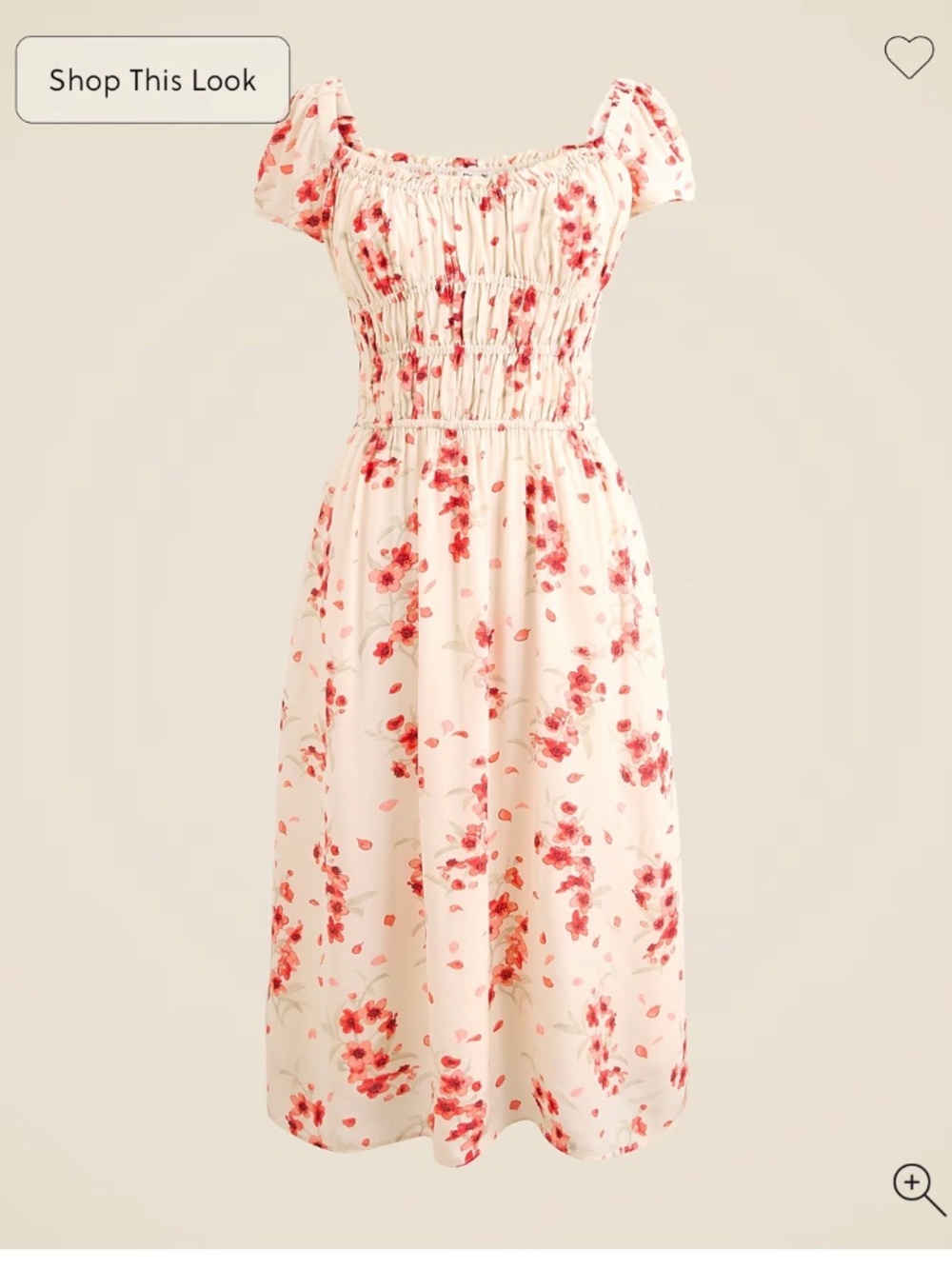 J Crew x Rouje Reverie Vintage Floral Dress NWT  Size Small